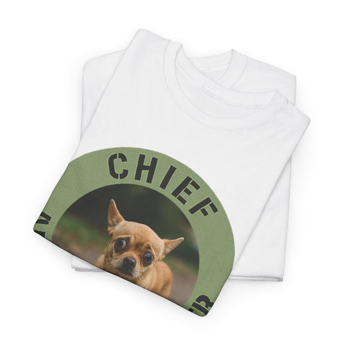 Chief Anxiety Officer T-Shirt — Funny Dog Graphic Tee