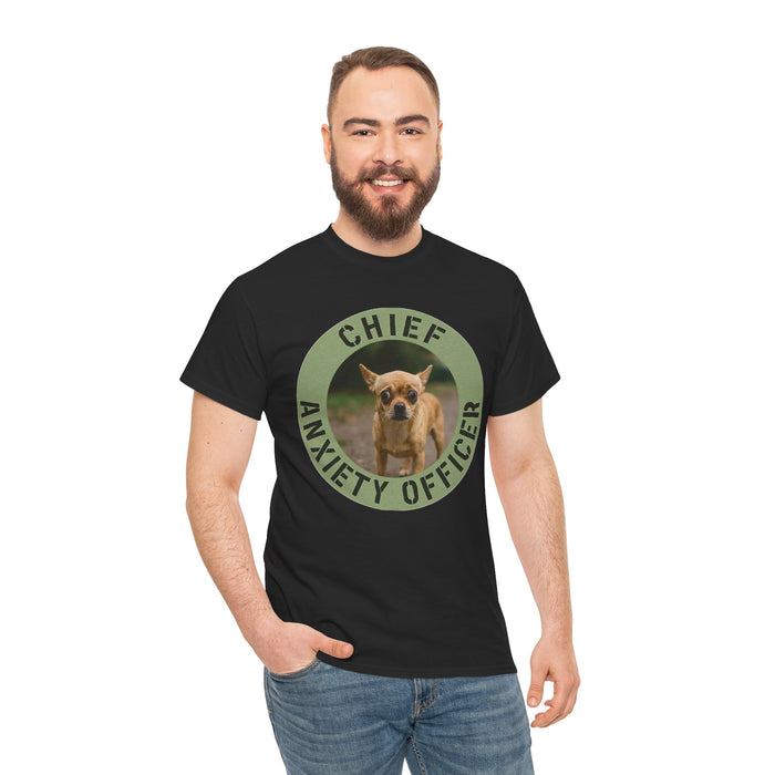 Chief Anxiety Officer T-Shirt – Funny Chihuahua Pet Tee
