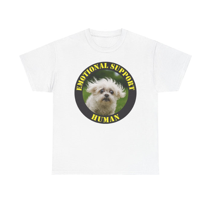 Emotional Support Human T-Shirt — Cute Dog Pet Lover Tee