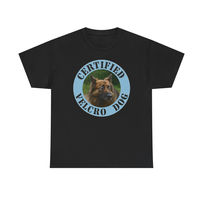 Certified Velcro Dog T‑Shirt — Funny Dog Lover Tee