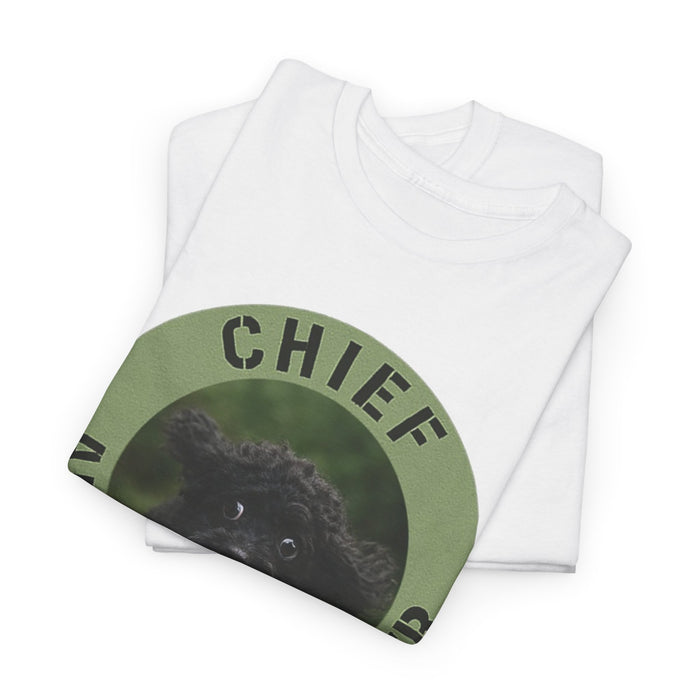 Chief Anxiety Officer T-Shirt – Funny Cute Pug Anxiety Tee