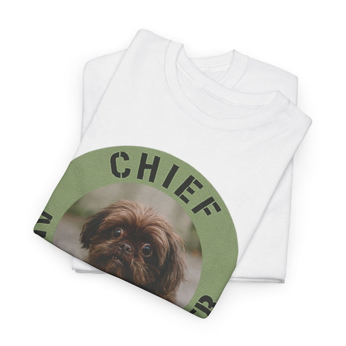 Chief Anxiety Officer T-Shirt — Funny Dog Graphic Tee