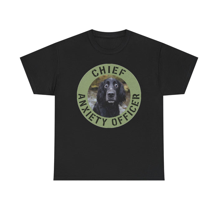 Spaniel Chief Anxiety Officer Dog T-Shirt – Funny Pet Rescue Gift