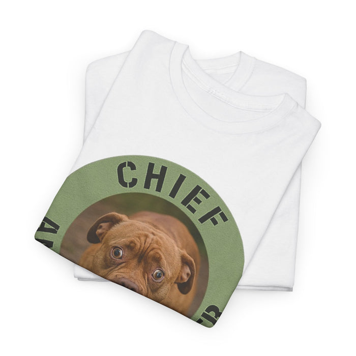 Chief Anxiety Officer Dog T-Shirt – Funny Pet Lover Tee