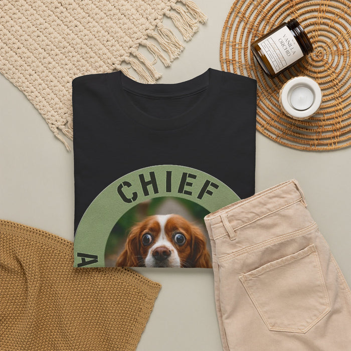 Chief Anxiety Officer T-Shirt — Funny Dog Graphic Tee for Pet Lovers