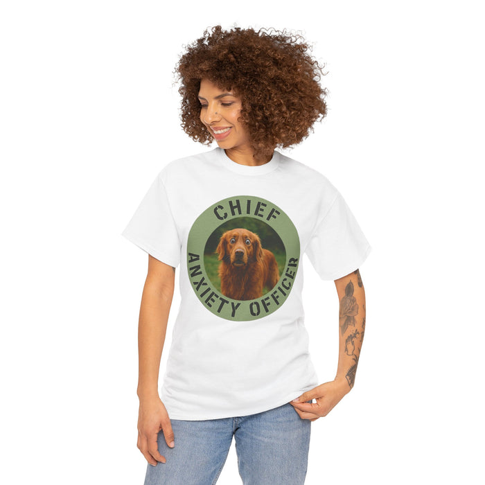 Chief Anxiety Officer Dog T-Shirt — Funny Pet Lover Tee