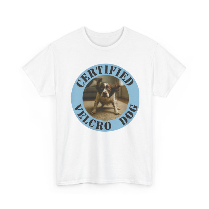 Certified Velcro Dog T‑Shirt — Funny Dog Lover Tee