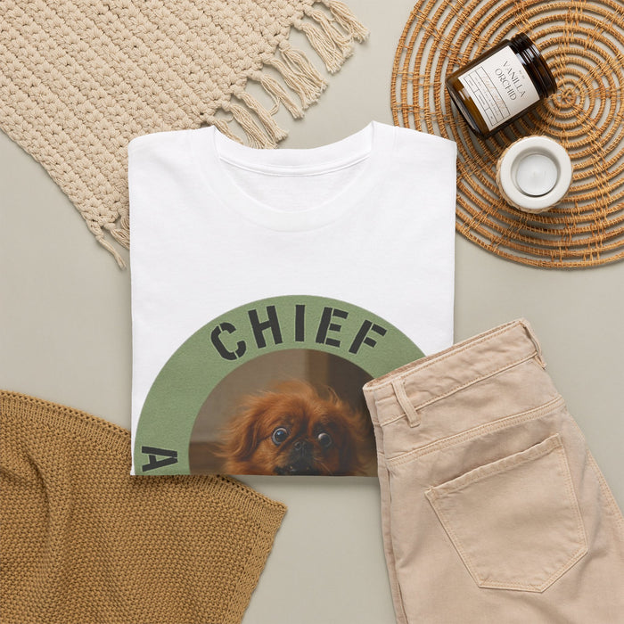 Chief Anxiety Officer T-Shirt — Cute Pekingese Dog Graphic Tee