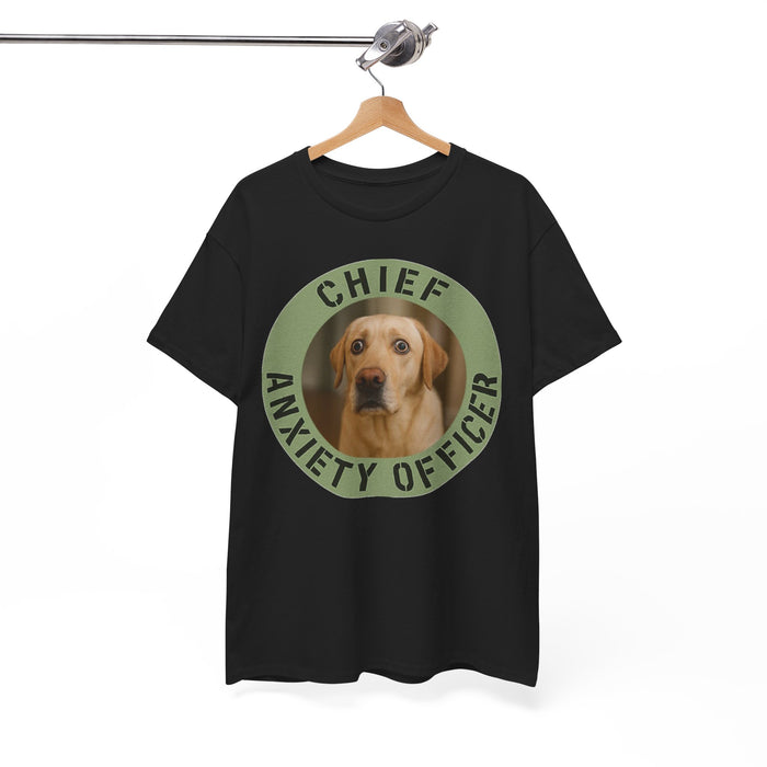Chief Anxiety Officer Dog T-Shirt — Funny Pet Lover Tee