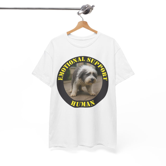 T-Shirt — "Emotional Support Human" Dog Photo Tee
