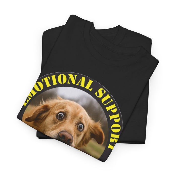 Emotional Support Human T‑Shirt — Cute Dog Photo Graphic Tee