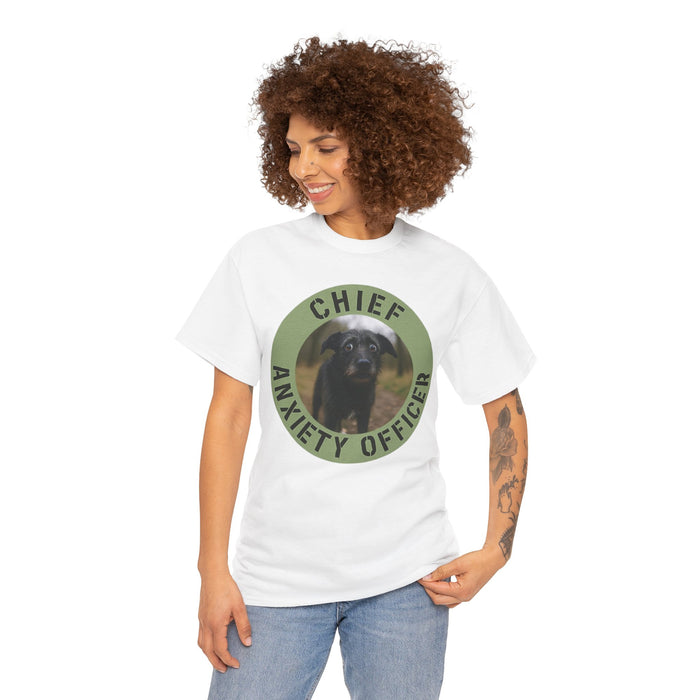 Chief Anxiety Officer Dog T-Shirt – Funny Pet Lover Tee