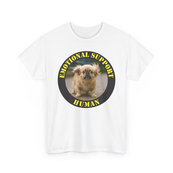 Emotional Support Human T-Shirt — Funny Rescue Dog Tee for Pet Lovers