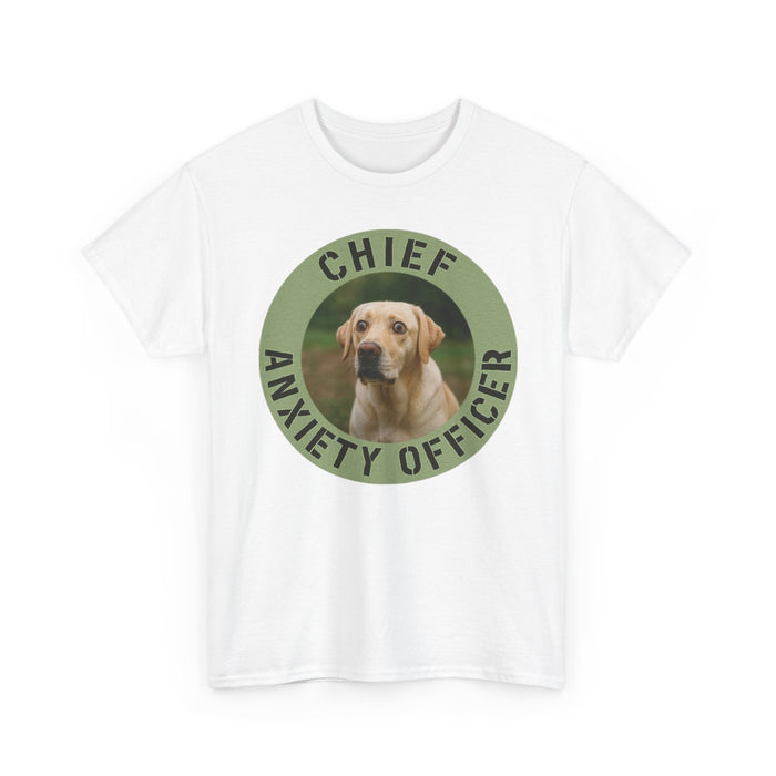 Chief Anxiety Officer T-Shirt — Funny Dog Graphic Tee