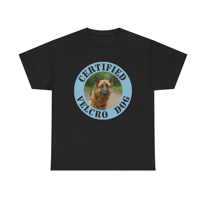 Certified Velcro Dog T-Shirt — Funny Pet Lover Tee