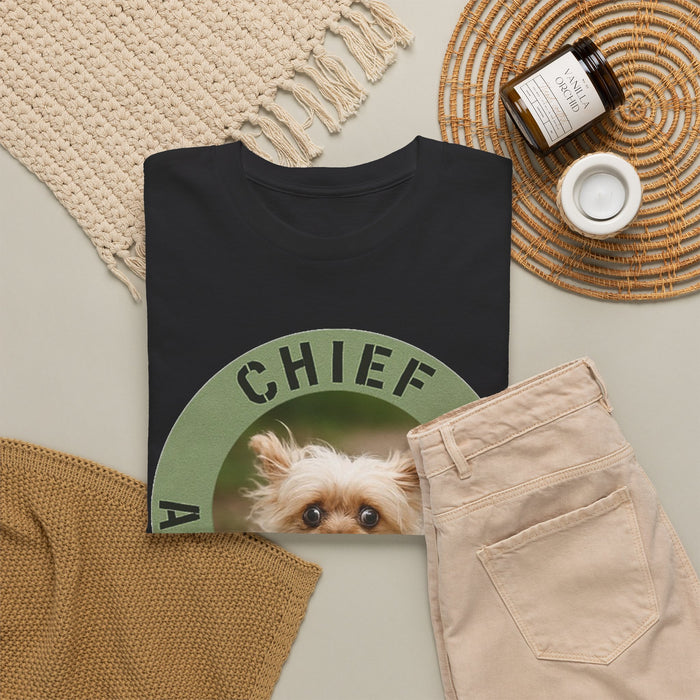 Chief Anxiety Officer T-Shirt — Cute Dog Graphic Tee for Dog Lovers