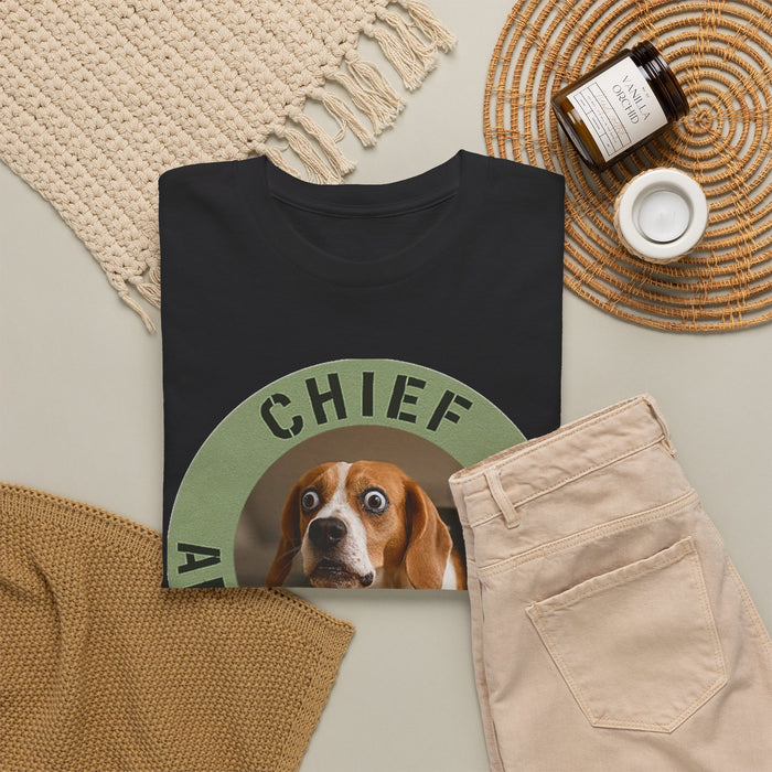 Chief Anxiety Officer T-Shirt — Cute Beagle Dog Graphic Tee