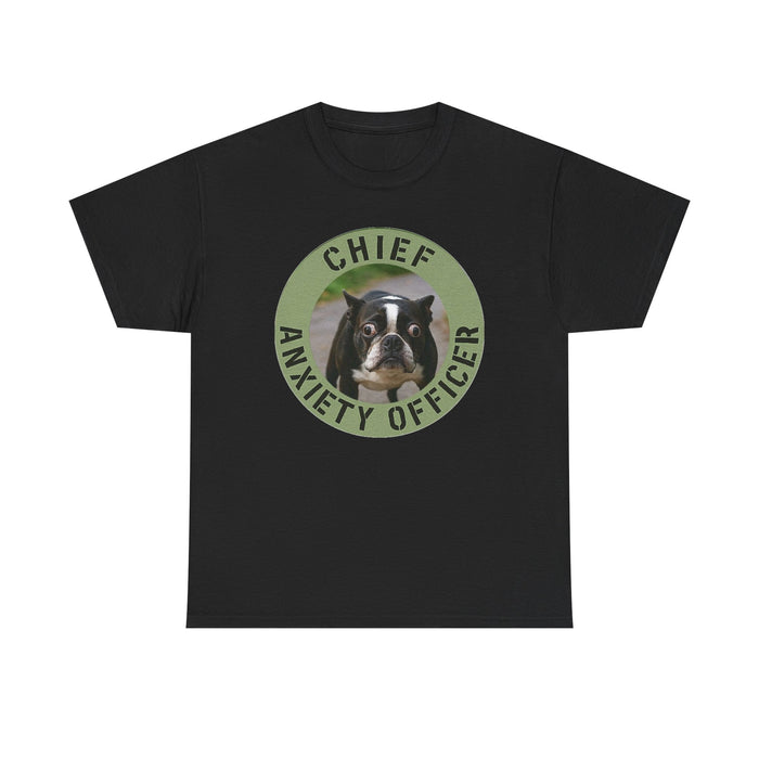 Chief Anxiety Officer Dog T-Shirt — Funny Pet Lover Tee