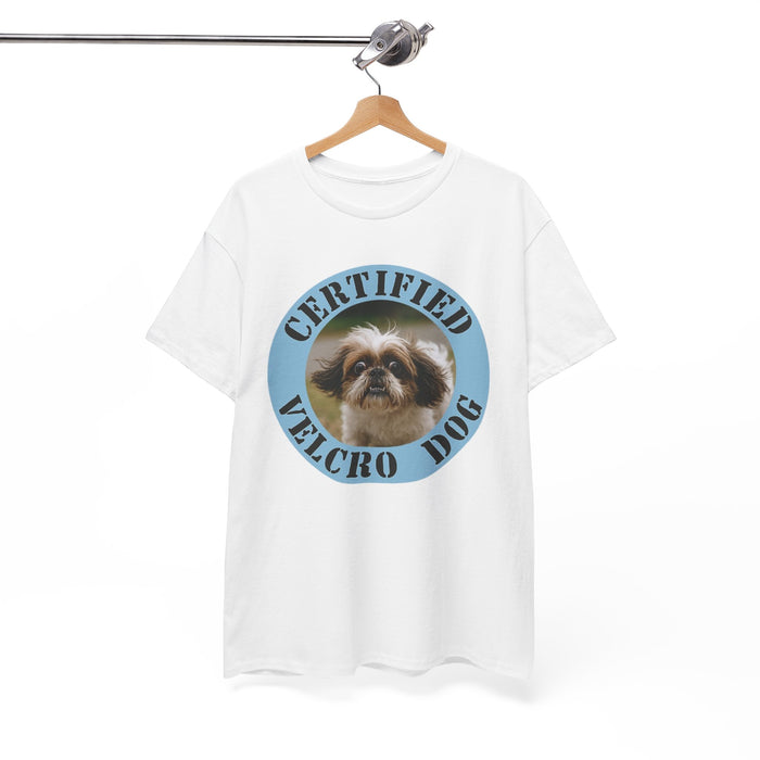 Certified Velcro Dog T‑Shirt — Cute Shih Tzu Pet Lover Tee