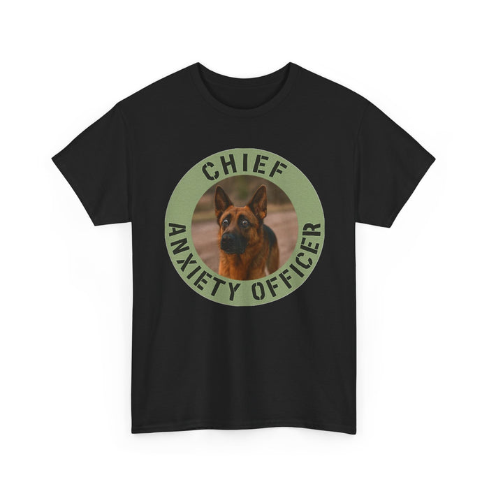 Chief Anxiety Officer T-Shirt — Funny Dog Lover Tee