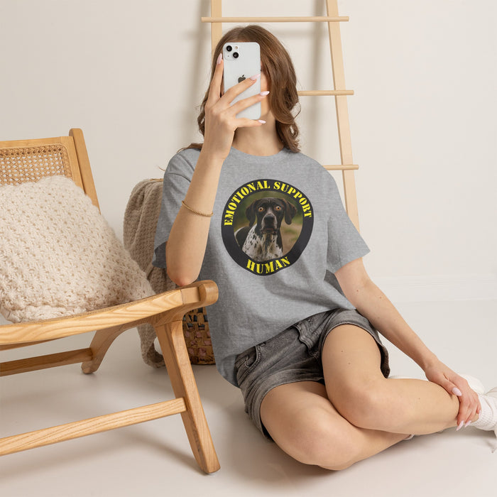 Emotional Support Human | Dog Photo Tee