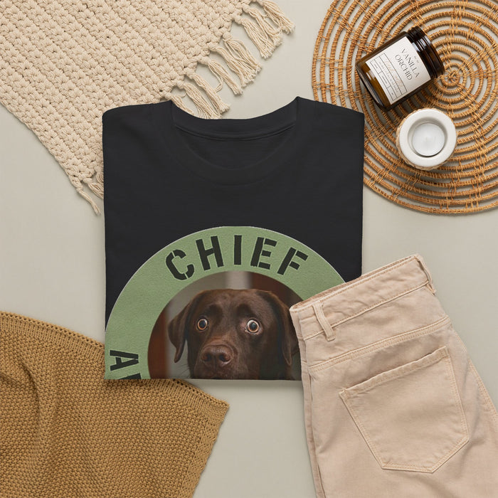 Chief Anxiety Officer Dog T‑Shirt – Funny Pet Lover Tee