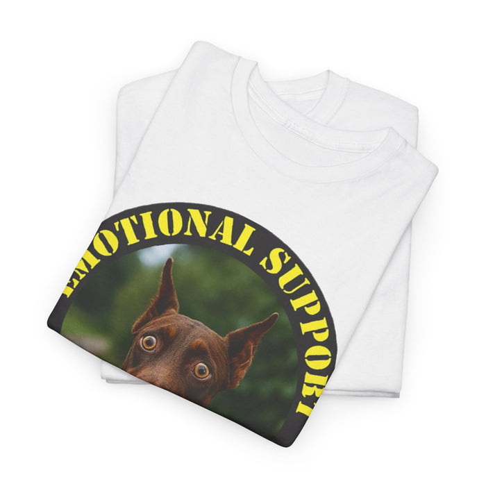 Emotional Support Human T-Shirt – Doberman Pet Lover Tee