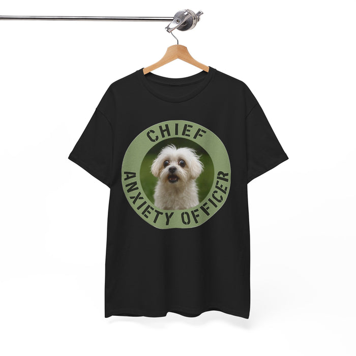 Chief Anxiety Officer T-Shirt – Funny Dog Pet Mom Tee