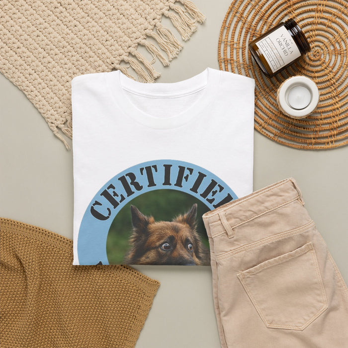 Certified Velcro Dog T‑Shirt — Funny Dog Lover Tee