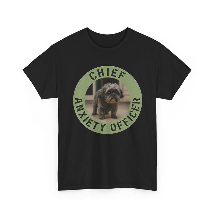 Chief Anxiety Officer T-Shirt — Funny Dog Graphic Tee