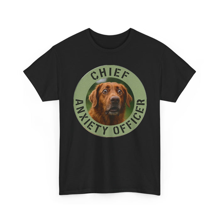 Chief Anxiety Officer T-Shirt – Funny Dog Graphic Tee