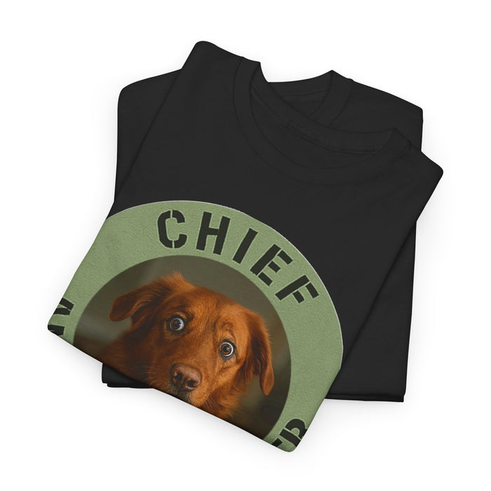 Chief Anxiety Officer T-Shirt – Cute Dog Graphic Tee for Dog Lovers