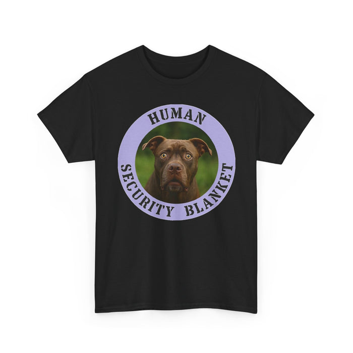Pit Bull Human Security Blanket Dog T-Shirt
