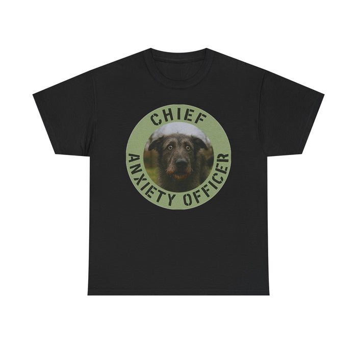 Chief Anxiety Officer T-Shirt — Funny Dog Pet Owner Tee