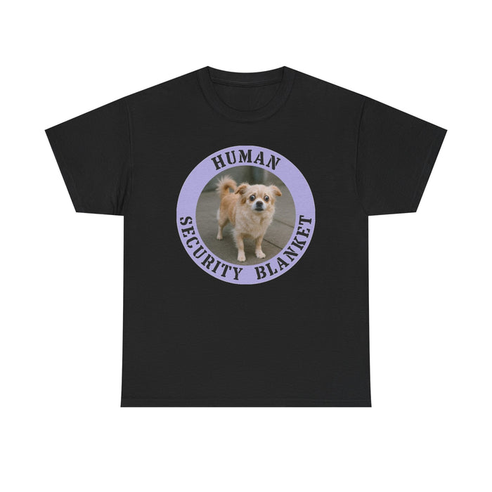 T‑Shirt — "Human Security Blanket" Cute Dog Graphic Tee