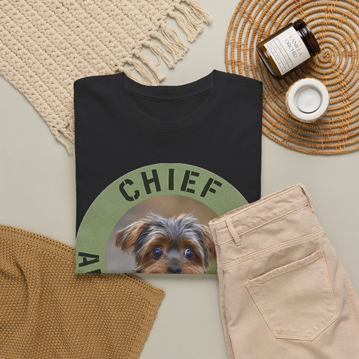 Yorkie Chief Anxiety Officer T-Shirt — Cute Dog Graphic Tee