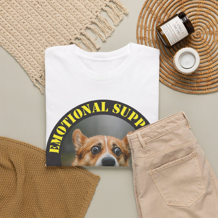 T-Shirt — "Emotional Support Human" Corgi Graphic Tee