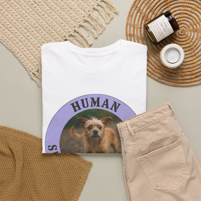 Dog Lover T‑Shirt — "Human Security Blanket" Funny Puppy Graphic Tee