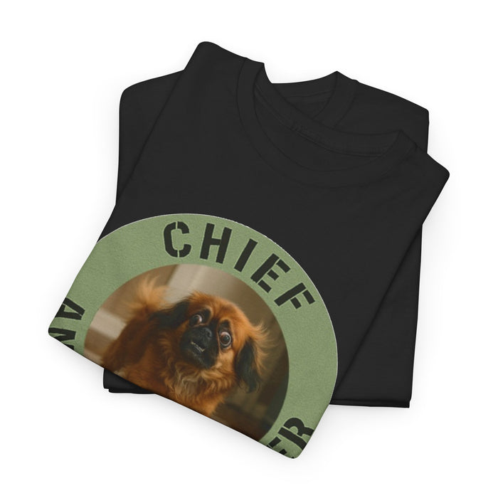 T‑Shirt — "Chief Anxiety Officer" Funny Dog Graphic Tee