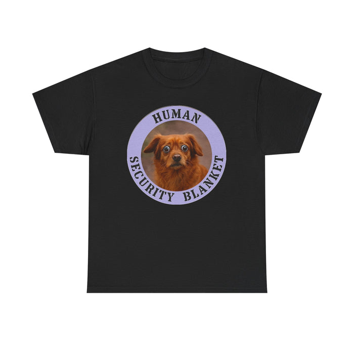 Dog Lover T‑Shirt – 'Human Security Blanket' Cute Puppy Graphic Tee
