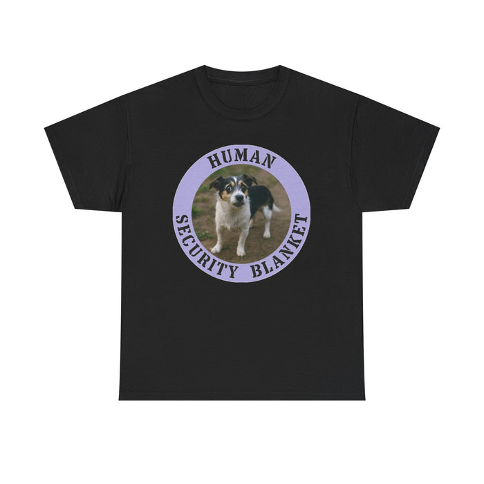 T-Shirt — "Human Security Blanket" Cute Puppy Graphic Tee
