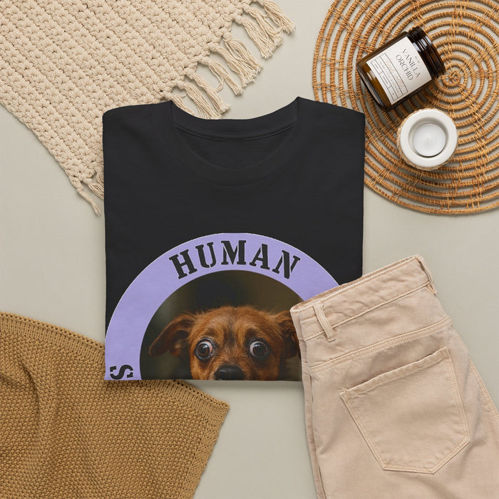 Human Security Blanket Tee — Cute Dog Graphic T-Shirt