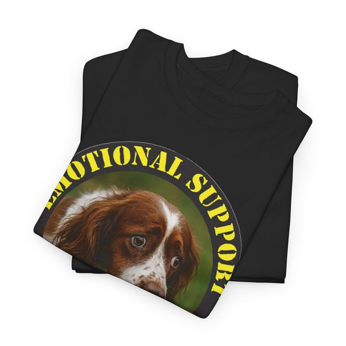 Emotional Support Human T-Shirt — Cute Spaniel Pet Therapy Tee