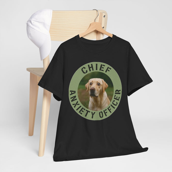 Chief Anxiety Officer T-Shirt — Funny Dog Graphic Tee