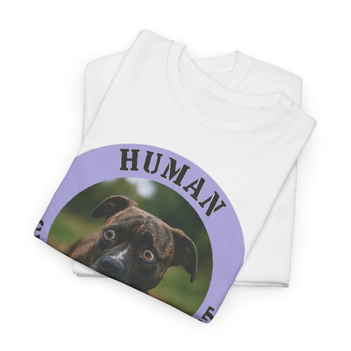 Pit Bull Human Security Blanket Tee - Cute Puppy Dog Graphic T-Shirt