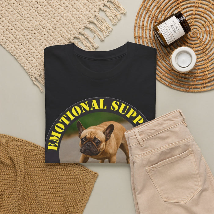 Emotional Support Human Tee — Funny French Bulldog Support Shirt