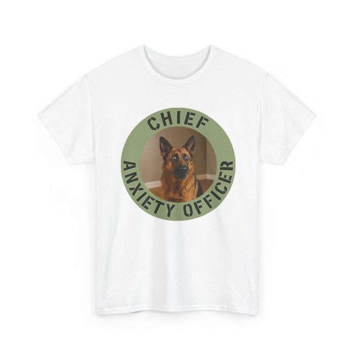 Chief Anxiety Officer T-Shirt — Funny German Shepherd Tee