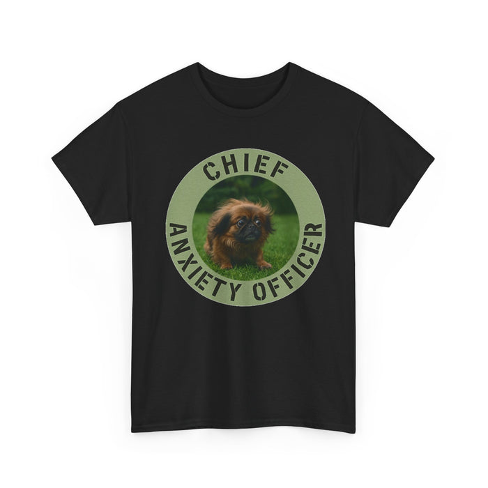Chief Anxiety Officer T-Shirt — Funny Dog Graphic Tee