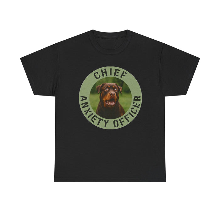 Chief Anxiety Officer Dog T-Shirt – Funny Pet Lover Tee