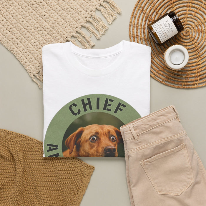Chief Anxiety Officer T-Shirt – Funny Dog Anxiety Officer Graphic Tee